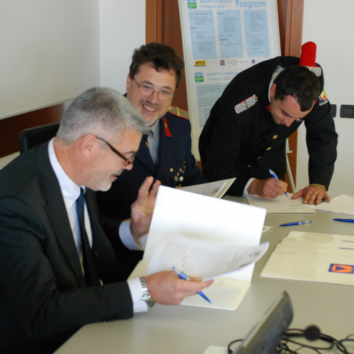 Firma Convenzione Protezione civile Regionale UCPV-FVG n. 10 / 110266