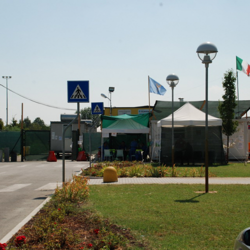 La 13∞ colonna mobile arrivo a Quarantoli / 84917
