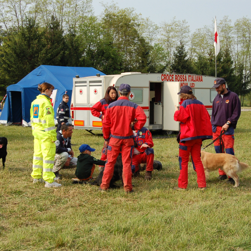 Ruda foto 18: Gruppo Cinofili rientro da ricerca persone / 10474