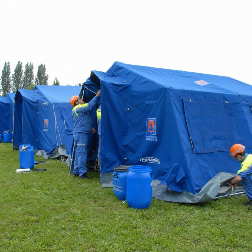 Allestimento campo a Mirandola  n. 15 / 81281