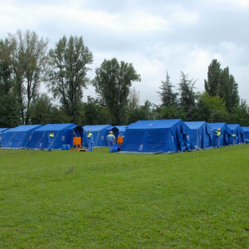 Allestimento campo a Mirandola  n. 16 / 81282