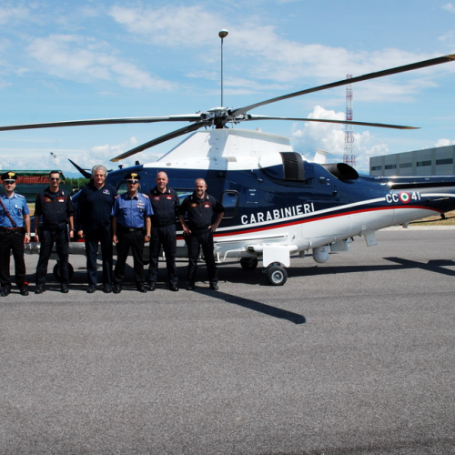Visita Carabinieri 14∞ nucleo elicotteri Treviso n. 17 / 97266