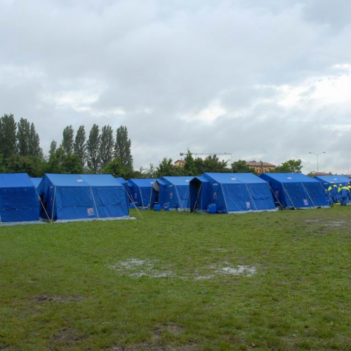 Allestimento campo a Mirandola  n. 20 / 81286