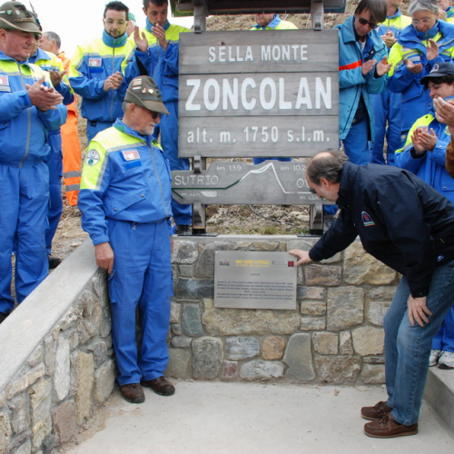 Cerimonia dedica salita dello Zoncolan alla PCR n. 48 / 51949