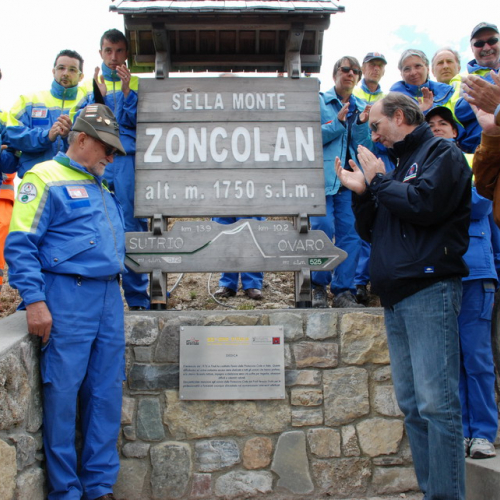 Cerimonia dedica salita dello Zoncolan alla PCR n. 49 / 51950