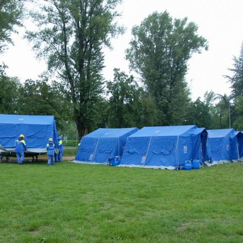 Allestimento campo a Mirandola  n. 22 / 81223