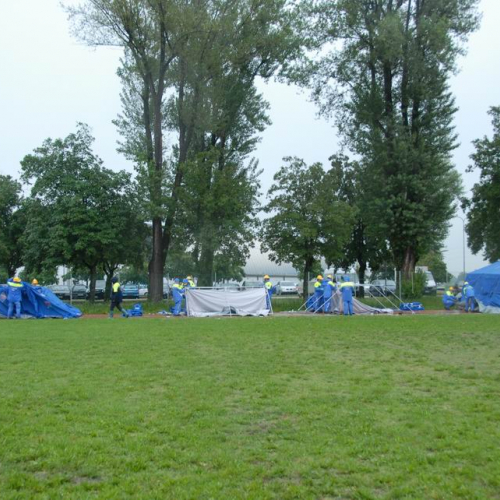 Allestimento campo a Mirandola  n. 25 / 81226