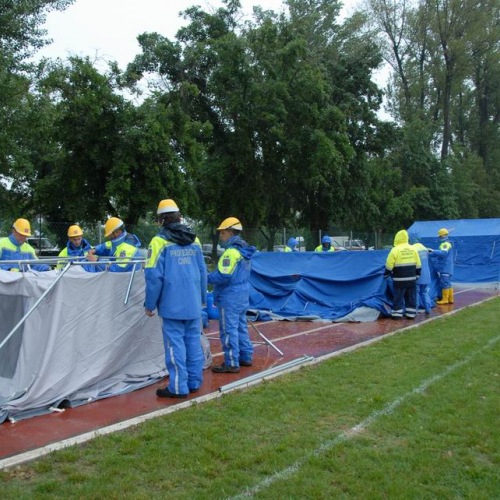 Allestimento campo a Mirandola  n. 31 / 81232