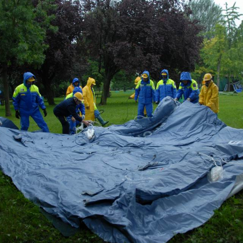 Allestimento campo a Mirandola  n. 32 / 81233