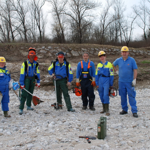 Intervento alveo Torre nelle vicinanze dell'abitato di Salt n. 98 / 78772