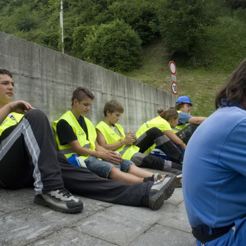 Attivit‡ con i ragazzi del Gruppo di Cavasso Nuovo n. 152 / 85505