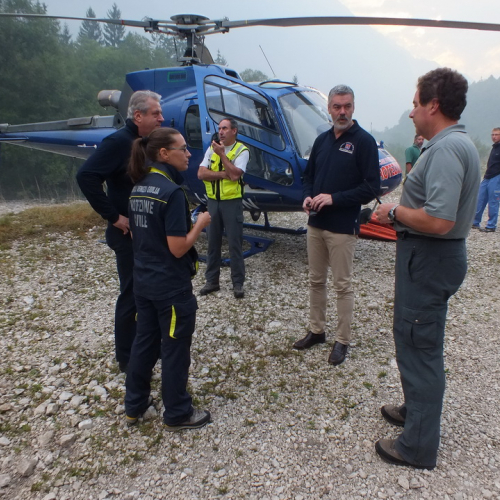 Incendio monte Jovet sopralluogo Assessore n. 1 / 98257