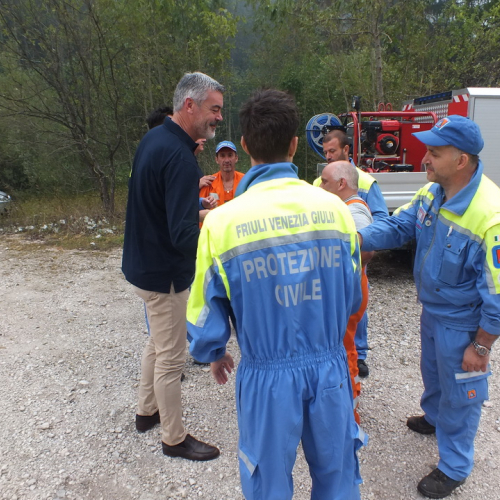 Incendio monte Jovet sopralluogo Assessore n. 2 / 98258