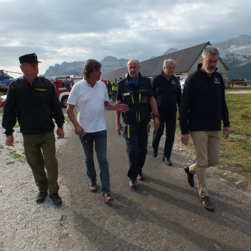 Incendio monte Jovet sopralluogo Assessore n. 11 / 98267