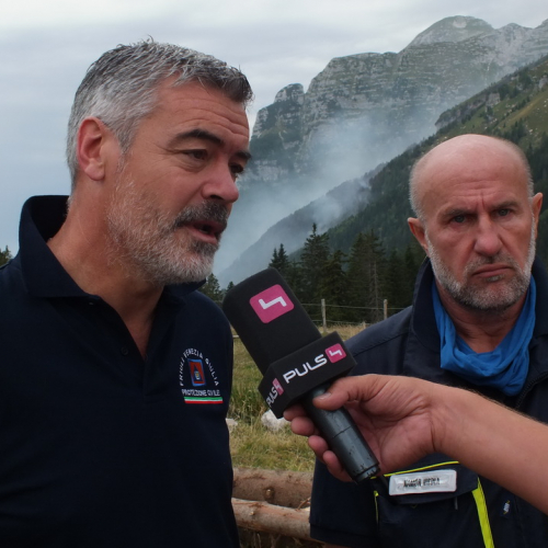 Incendio monte Jovet sopralluogo Assessore n. 14 / 98270