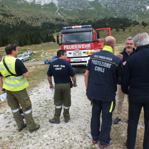 Incendio monte Jovet sopralluogo Assessore n. 15 / 98271