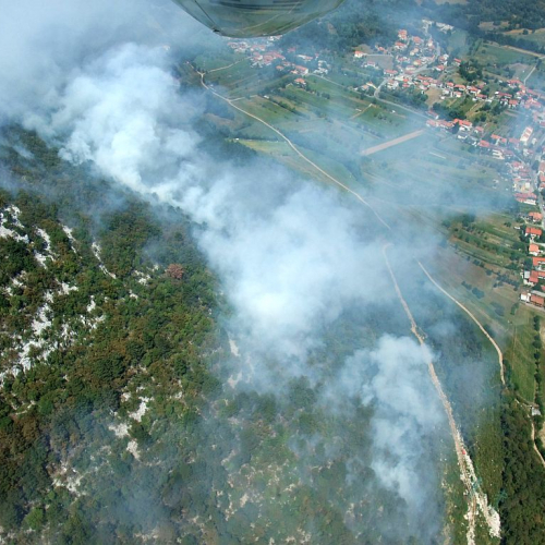 foto aeree incendio boschivo n. 8 / 85269