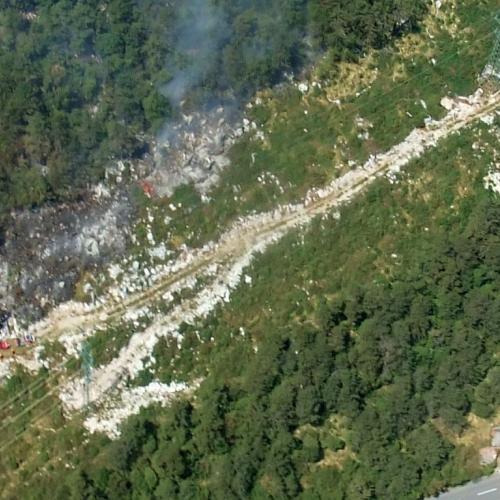 foto aeree incendio boschivo n. 10 / 85271