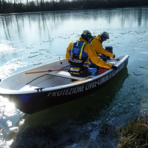 Addestramento  del Nucleo Fluviale n. 4 / 77070