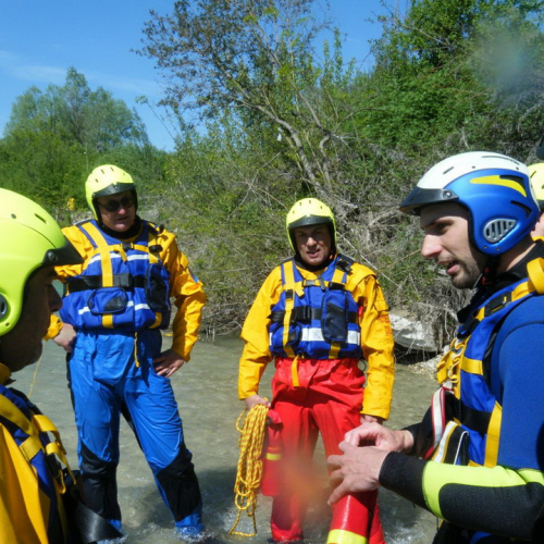Addestramento  del Nucleo Fluviale n. 14 / 80701