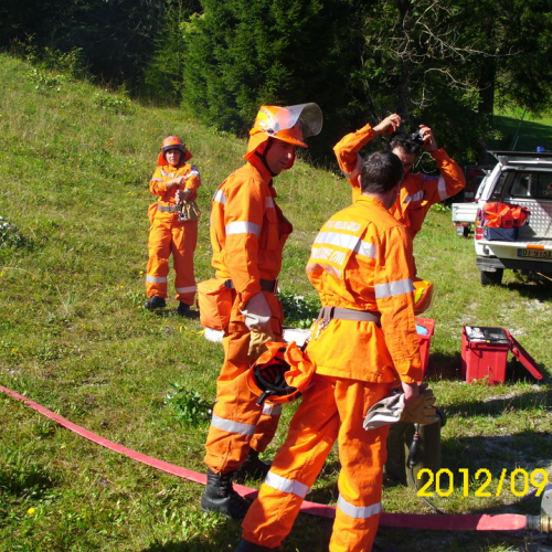 Esercitazione di antincendio a Forni di Sopra n. 9 / 86560