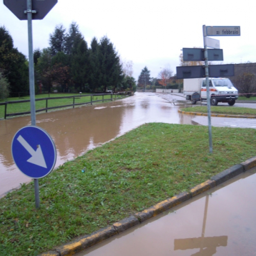 l'esondazione dei Torrenti Lavia e CormÙr foto n.27 / 112113
