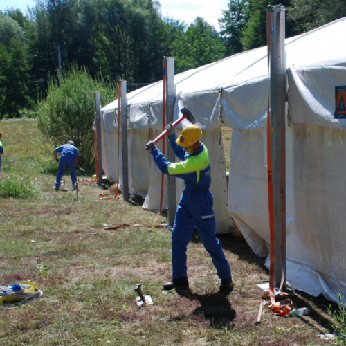 Allestimento tendopoli Amatrice / 116868
