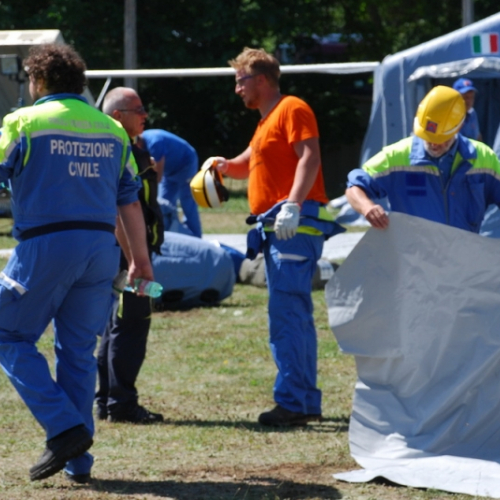 Allestimento tendopoli Amatrice / 116870