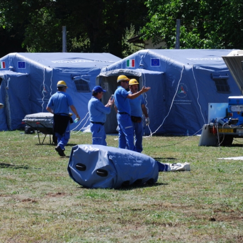 Allestimento tendopoli Amatrice / 116862