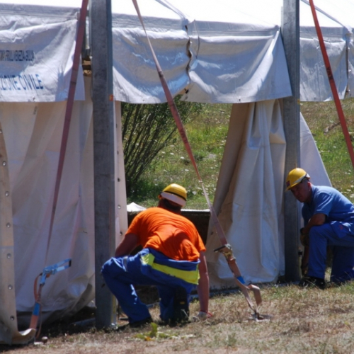 Allestimento tendopoli Amatrice / 116866