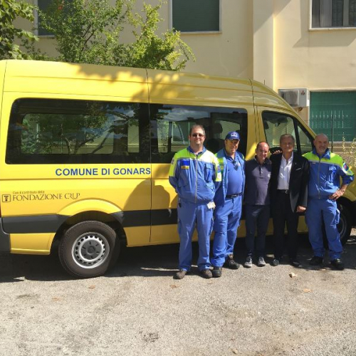 donazione pulmino Gonars ad Accumoli / 117154