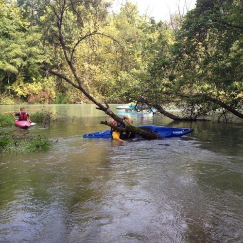 Recupero canoisti fiume Stella foto n.13 / 111031