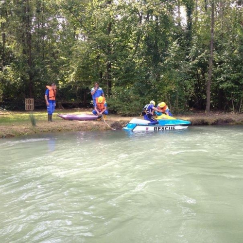 Recupero canoisti fiume Stella foto n.9 / 111027