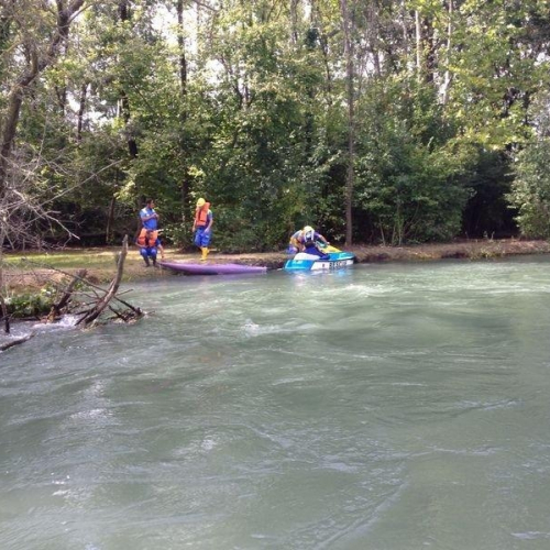 Recupero canoisti fiume Stella foto n.8 / 111026
