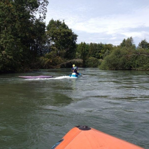 Recupero canoisti fiume Stella foto n.4 / 111022