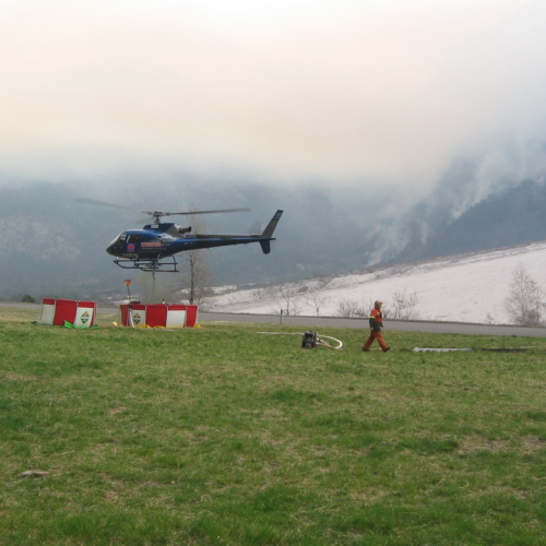 Incendio boschivo a Illegio di Tolmezzo n. 2 / 79496
