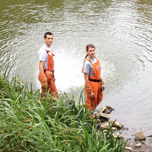 Operazioni rilascio acqua stagno Contovello n. 7 / 98542