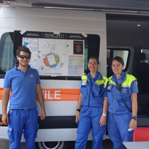 Supporto logistico Concerto Pearl Jam" n. 3""upporto logistico "Conce""pport" / 110089