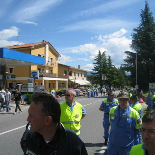 Supporto partenza 20™ tappa 97∞ Giro d'Italia (Maniago-Monte Zoncolan) n. 25 / 109644