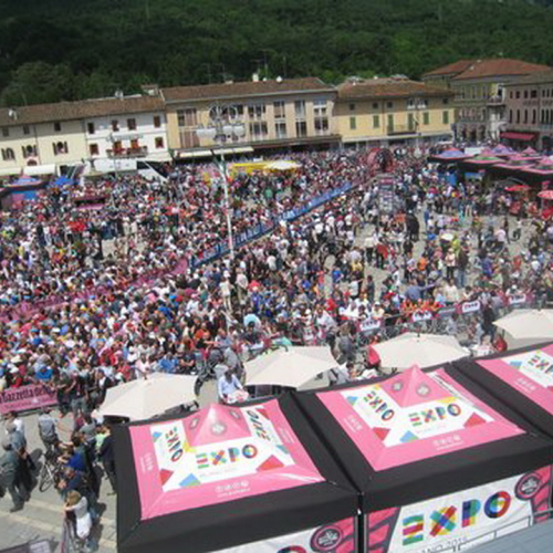 Supporto partenza 20™ tappa 97∞ Giro d'Italia (Maniago-Monte Zoncolan) n. 29 / 109648