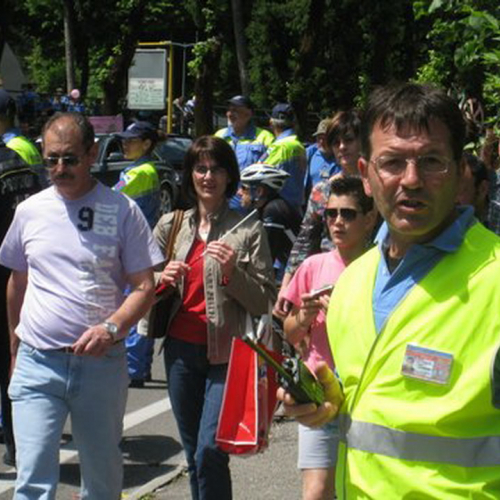 Supporto partenza 20™ tappa 97∞ Giro d'Italia (Maniago-Monte Zoncolan) n. 37 / 109656