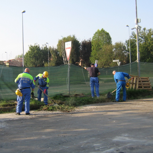 24 colonna mobile: smontaggio campo di Mirandola n.A 21 / 87616