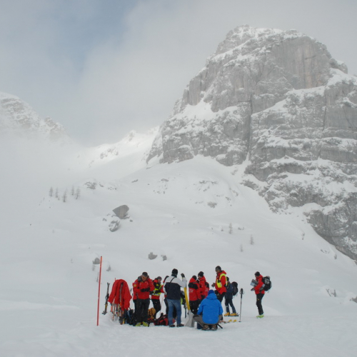 Esercitazione a Sella Nevea del 21/02 n. 27 / 91363
