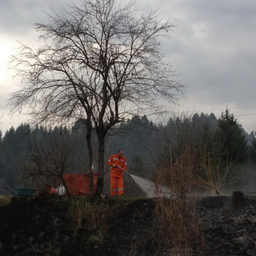 Incendio Forni di Sotto Localit‡ Vico n. 11 / 79216