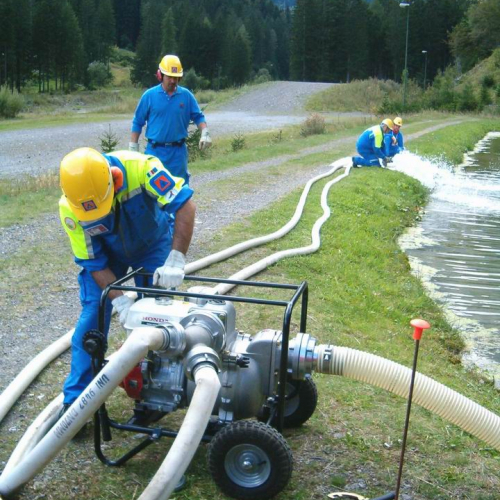 Utilizzo in sicurezza delle motopompe 8 / 16734