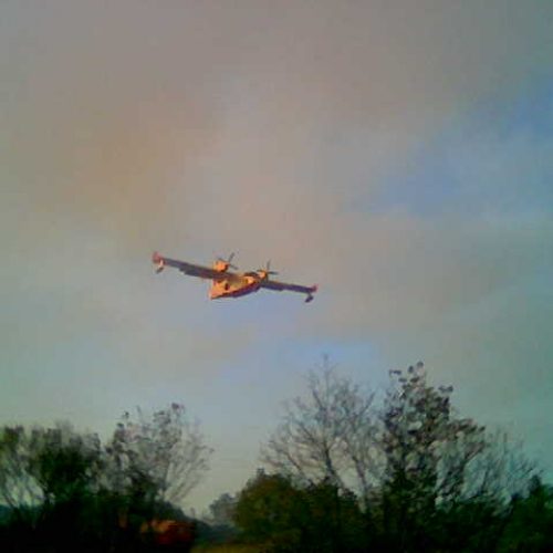 incendio del giorno 19 luglio 2006 sul Carso Goriziano a Fogliano Redipuglia 05 / 3926