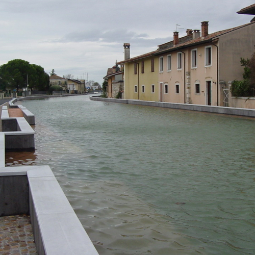 Aquileia fiume Natissa acqua alta del 1∞ dicembre 2008 / 44298
