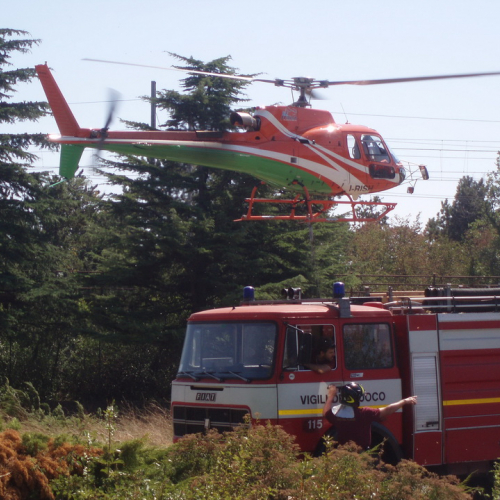Incendio boschivo Visogliano n.A 2 / 85337