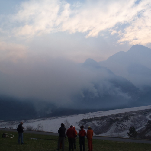 Incendio boschivo a Illegio di Tolmezzo n. 10 / 79504