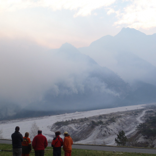 Incendio boschivo a Illegio di Tolmezzo n. 11 / 79505